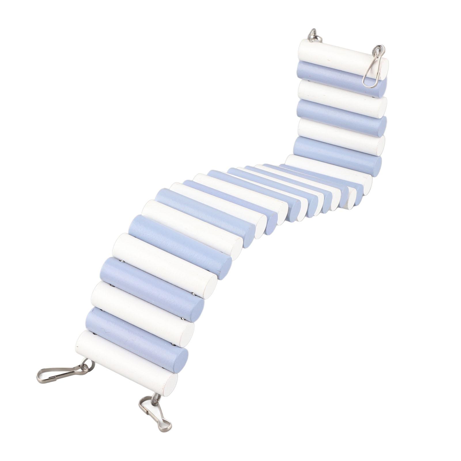 

Wood Hamster Arch Bridge Bendable Colorful Small Animal Climbing Ladder for Hamsters Mice Rabbits 6x40cm/2.4x1.6in фиолетовый
