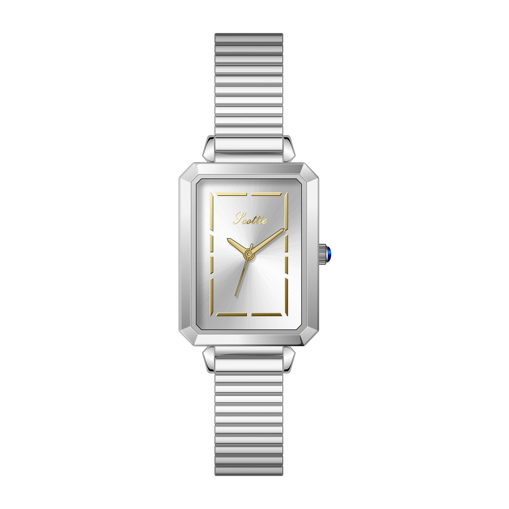 

Элегантные ретро женские маленькие квадратные водонепроницаемые кварцевые часы