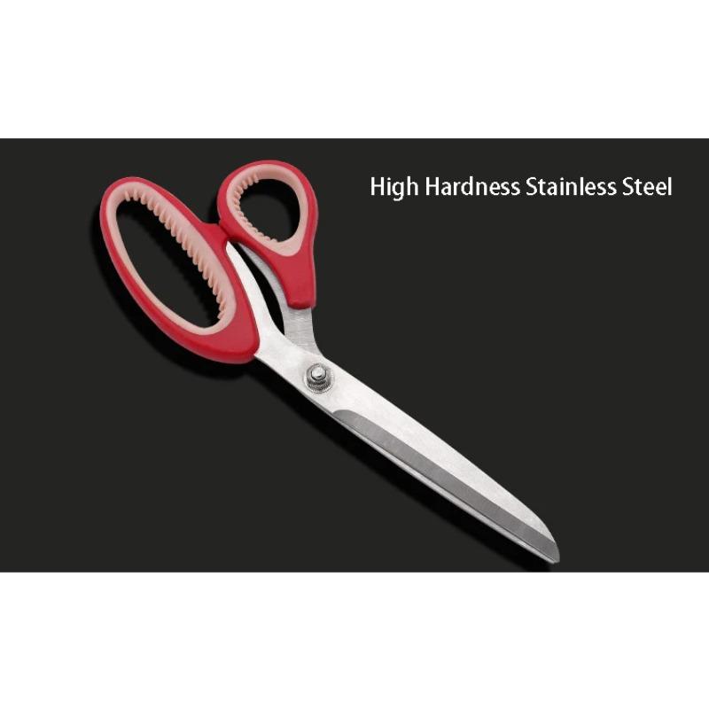 Stainless Sharp Steel Tailor Blade Shear Pptpr Handle Scissors Sewing Household Diy Clothing Cutting Accessories Tools