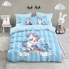 Pink Unicorn Duvet Cover pillowcase Bedroom Decoration Children Gift adult Single Double bed Large SizeZip Duvet Cover
