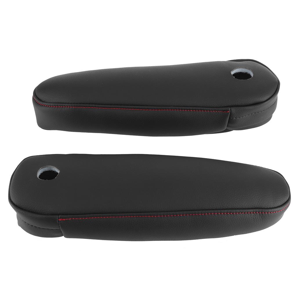 2Pcs Car Seat Armrest Synthetic Leather Cover for Lexus RX 300 330 350 2003?2009Black