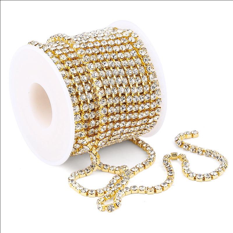 Metall Strass Greifkette Handgefertigt Diy Schmuck Accessoires Bohrkette Krallenkette Krallenbohrer Nailart Schmuck Bohrleiste Bekleidungszubehör