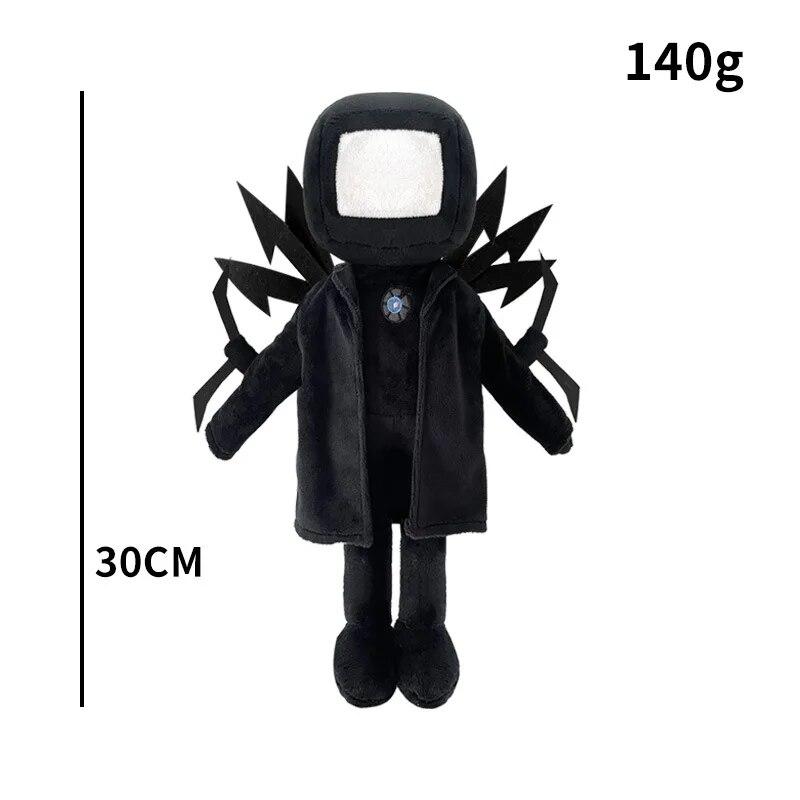 1/6/12PCS Skibidi Toilet Plush Toy Titan Tv Man  Boss Toilet Cartoon Dolls Stuffed Soft Doll Christmas Birthday Gift For Kids