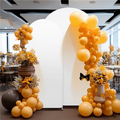 Arch Backdrop Cover Fitted Wedding Arch Stand Covers for Stretchy Cardboard Chiara Wall Fabric for Party Ceremony Banquet Decor