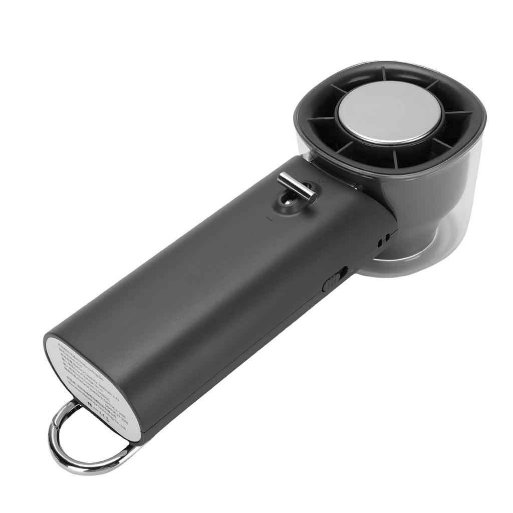 Portable Handheld Fan 5 Speeds Quiet Rechargeable   High Speed Cooling Fan with Lanyard for Travel Home Beach
