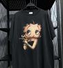 Vintage Betty Boop Cartoon Tee 1997s Black Unisex Tshirt S-5XL
