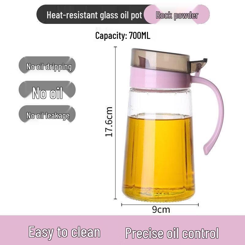 Non-Drip Glass Oil Dispenser