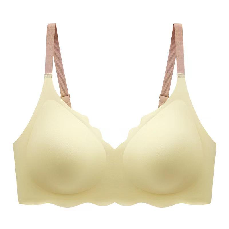 Crystal Jelly Seamless Wire-Free Bra - Sexy Gathering Design