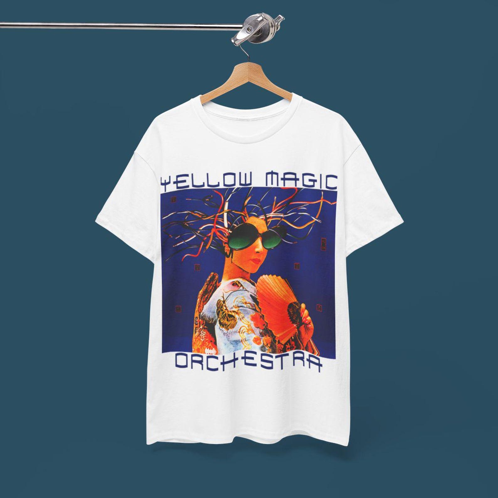 Yellow Magic Orchestra T shirt – 80s New Wave Electronic Band Tee S