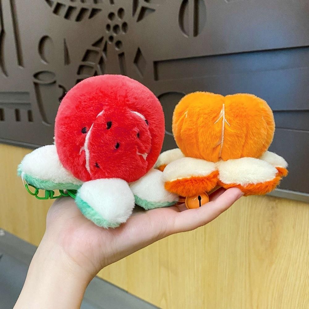Watermelon Fruits Plushies Keychain Simulation Fruit Stuffed Doll Fruits Plush Pendants  Ornaments