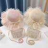 Lace Wide Brim Straw Cap Sun Protection Sunshade Fisherman Hat New Holiday Travel Beach Bags