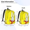 Simon Super Rabbit Fashion Backpack Durable Student Business  Daypack for Men Women College Canvas Bags