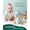 Cola Bear Baby Musical Toys 6 to 12 Months, Infant Crawling Toys for Boys and Girls with Music and LED Lights, Learning Dancing Singing and Walking To