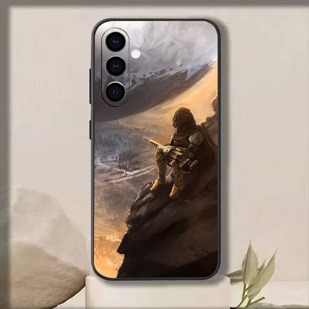 Destiny   Phone Case Black Silicone Soft For Samsung Galaxy A73,A72,A71,A70,A53,A52,A51