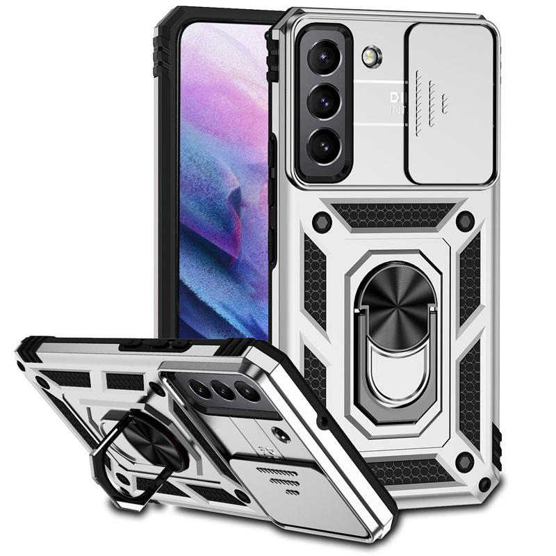 Shockproof Armor Funda For Samsung Galaxy S22 Ultra Slide Camera Protect Phone Case For Galaxy S22 + Plus S 22 Ultra Back Cover