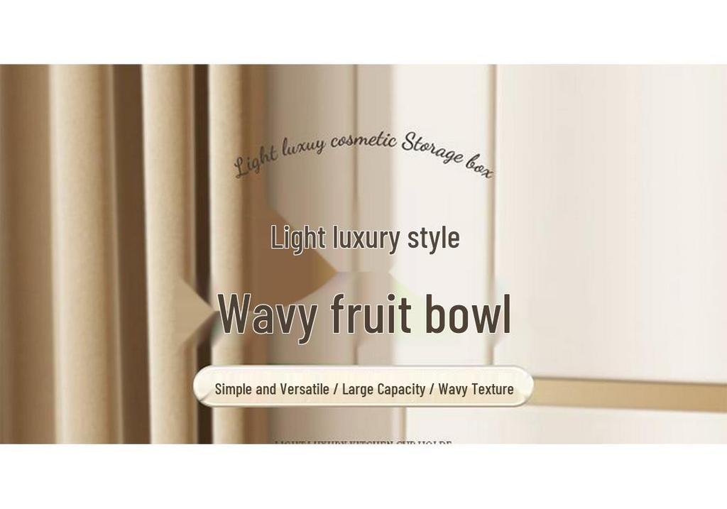 Luxury Unbreakable Fruit and Snack Plate for Living Room or Office