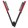 Anti Static Straightening Comb Hollow Breathable Design Flat Iron Brush  For Home