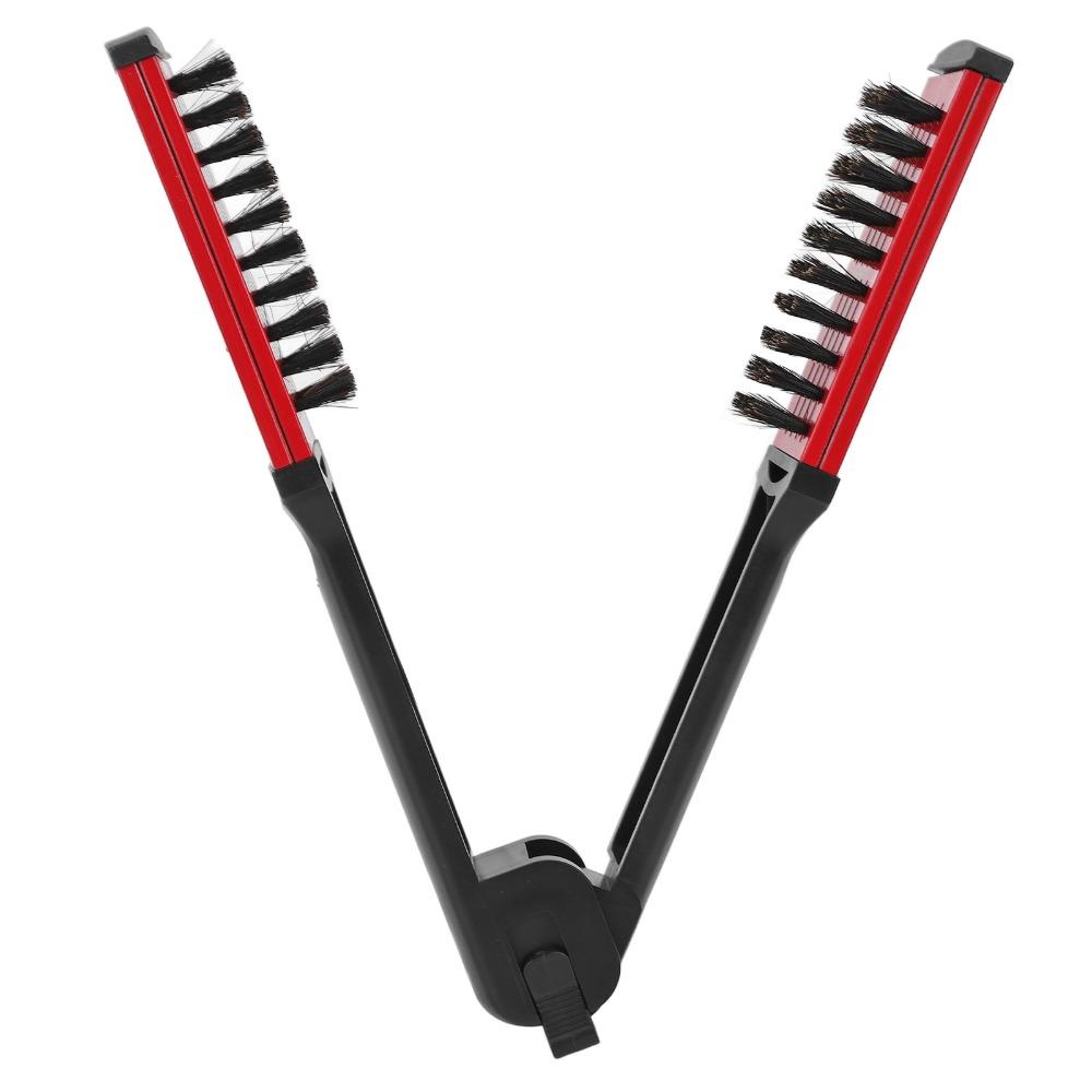 Anti Static Straightening Comb Hollow Breathable Design Flat Iron Brush  For Home