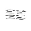 For BMW X3 G01 2018-2022 Chrome 4PCS Exterior Door Handle Bowl Cover Trim