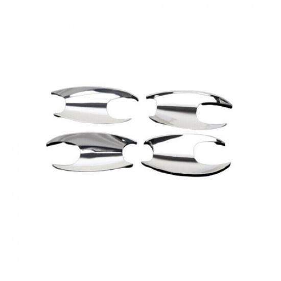 For BMW X3 G01 2018-2022 Chrome 4PCS Exterior Door Handle Bowl Cover Trim