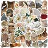 50 Retro Style Hand Account Graffiti Stickers Guitar Notebook Suitcase DIY Waterproof Stickers