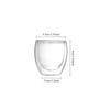 225ml/320ml Latte Coffee Cup Cocktail Glass Juice Mug Double Wall Glass Cup Heat-resisting Water Bottle Household Glassware 1pcs
