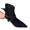 Fashion Ankle Boots for Women High Heels Pointed Toe Fashion Shoes Winter Dress Elegant Pumps 2025 New Designer Luxury Botas De Mujer