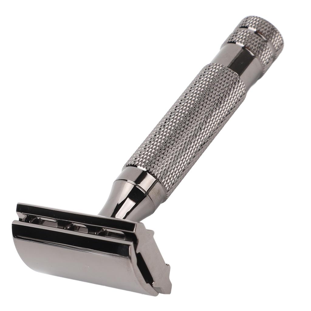 Double Edge Safety Trimmer Comfortable Grip Manual Safety Beard Trimmer Professional Stainless Steel Beard Trimming Tools for Home