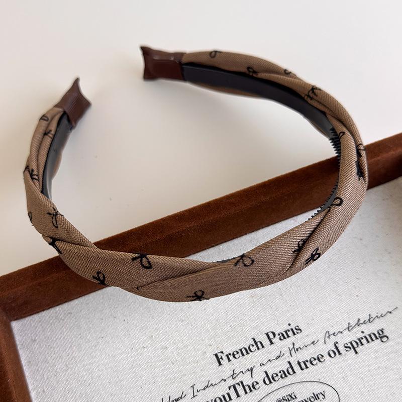 Solid Fabric Wrap Headband for Women Girls Sweet Elegant Headband Simple Hair Hoop Head Band Hair Ornament Fashion Accessories