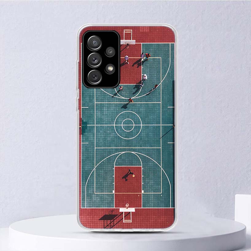 Basketball Basket Sports Soft Case For Samsung Galaxy A15 A14 A13 A12 A55 A54 A53 A52 Phone Cover A35 A32 A33 A25 A23 A22 A05S A
