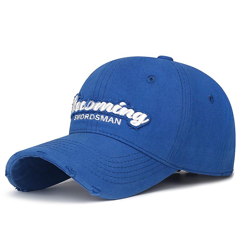 Outdoor Cap Women's Youth Hole Patch Baseball Cap Embroidery Sunhat