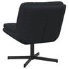 Rotating Relaxation Chair Black 63 x 75 x 76 cm Velvet