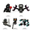 New KDL DJ Upgrade War-Damaged Skibidi Toilet Man Figures Anime Block Toys TvMan Titan Bricks Model Toy For Kid Birthday Gift
