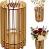 Handgefertigte 3D-Puzzle-Vase Einzigartiger Blumenständer Vase für Blumenarrangements für Blumenliebhaber