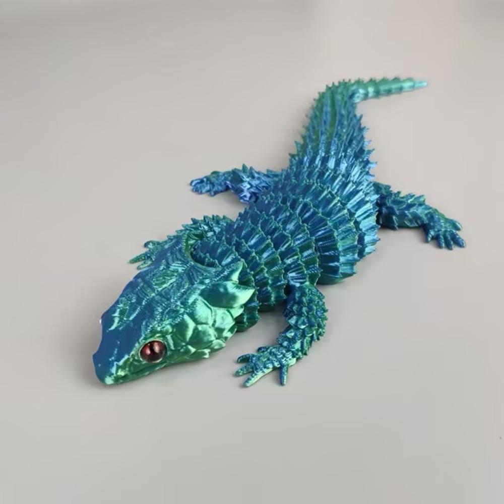 3D Printed Statue, Flexible 3D Printed Animal, Colorful Figurines Statue, Gifts,23.5Cm/9.25In