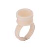 100pcs Eyebrow Lip Tattoo Ink Cup Holder Silicone Microblading Pigment Eyelash Extension Glue Ring Cup