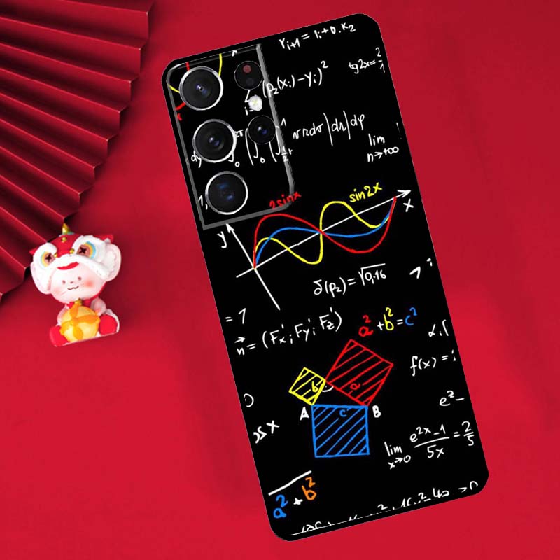 Physic Equations Math Case For Samsung Galaxy S26 S25 S24 Ultra S21 S20 S22 S23 Ultra S10 Plus S25 FE Cover Funda