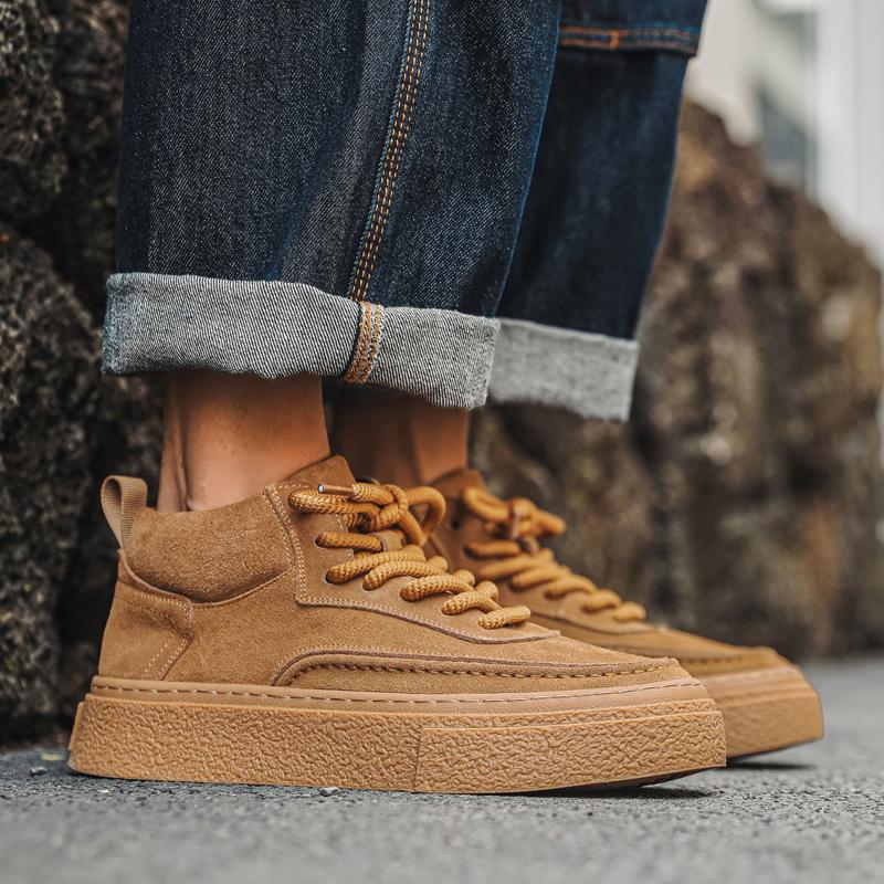 Fashionable and Casual Round Toe Style Sneakers High Quality Versatile Style Eenage Outdoor Sports Trendy Men's Walking Shoes