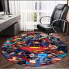 Superman Print Round Rug, Washable Floor Carpet, For Entryway Dorm Laundry Room Office Study, Home Decor Birthday Christmas Gift