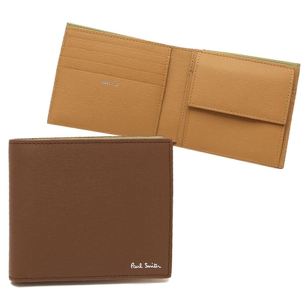 Paul Smith Bifold Size 62 Men's Wallet, Brown, Multicolor, M1A4833-LSTRGS, [Used]