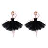 2 Peças Crianças Pequenas Boneca de Balé Moda Bonita Menina Dançarina Brinquedo Presente Vintage Bonecas com Articulações Móveis com Roupas Sapatos Brinquedos Up Supply