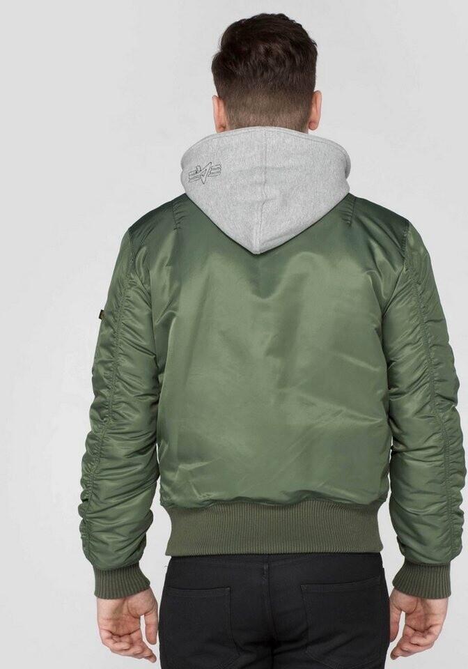 Winter Jacket Alpha Industries MA-1 D-Tec Hood Bomber Jacket (183110) Sage Green (183110-001)