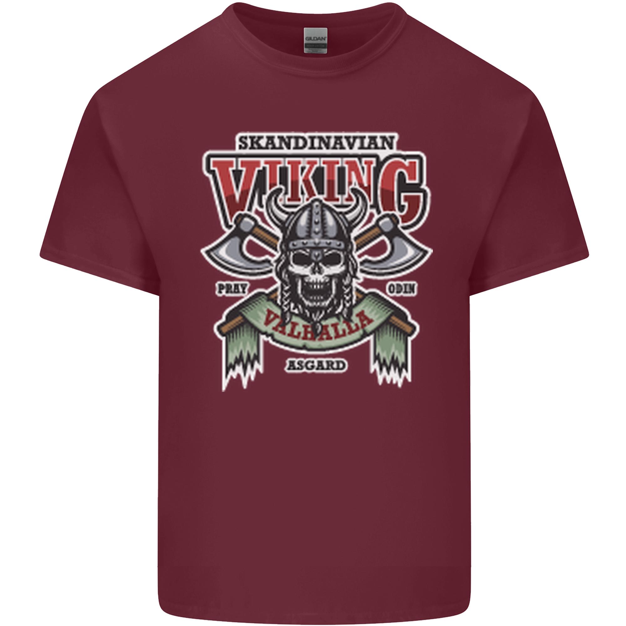 Scandinavian Viking Valhalla Odin Norse God Unisexs Light Cotton TShirt S