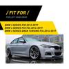 1PCS Center Multimedia Frame Trim Carbon Fiber Fit BMW 4Series F33 F36 2014-
