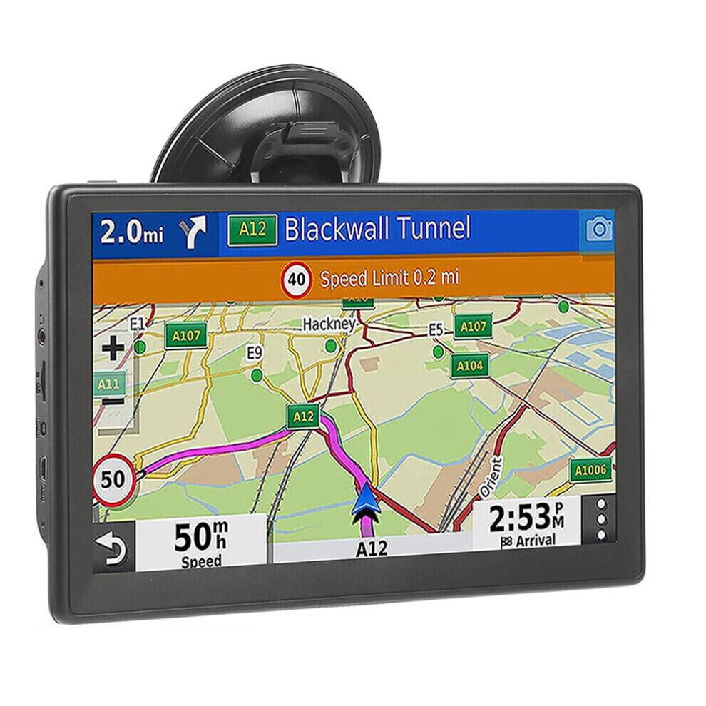 NAVIGATORI SAT per Auto Navigatore Auto Camion Sistema di Navigazione GPS Schermo Touch HD con Aggiornamenti Mappe a Vita per UK UE