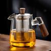 Weisheng High-End Heat-Resistant Glass Tea Infuser Teapot with Filter for Home & Office.