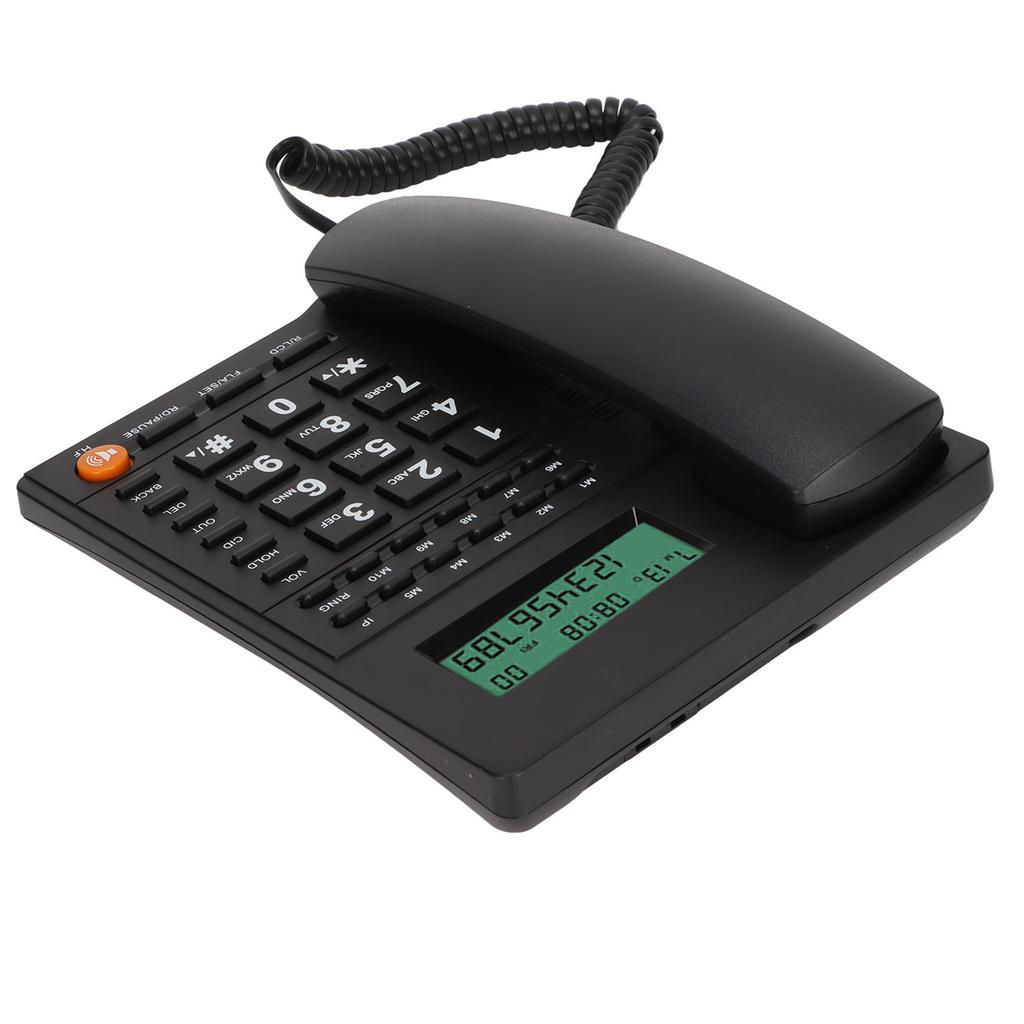 Corded Telephone Hands Free Calling Desktop Landline Phone for Home Office Hotel