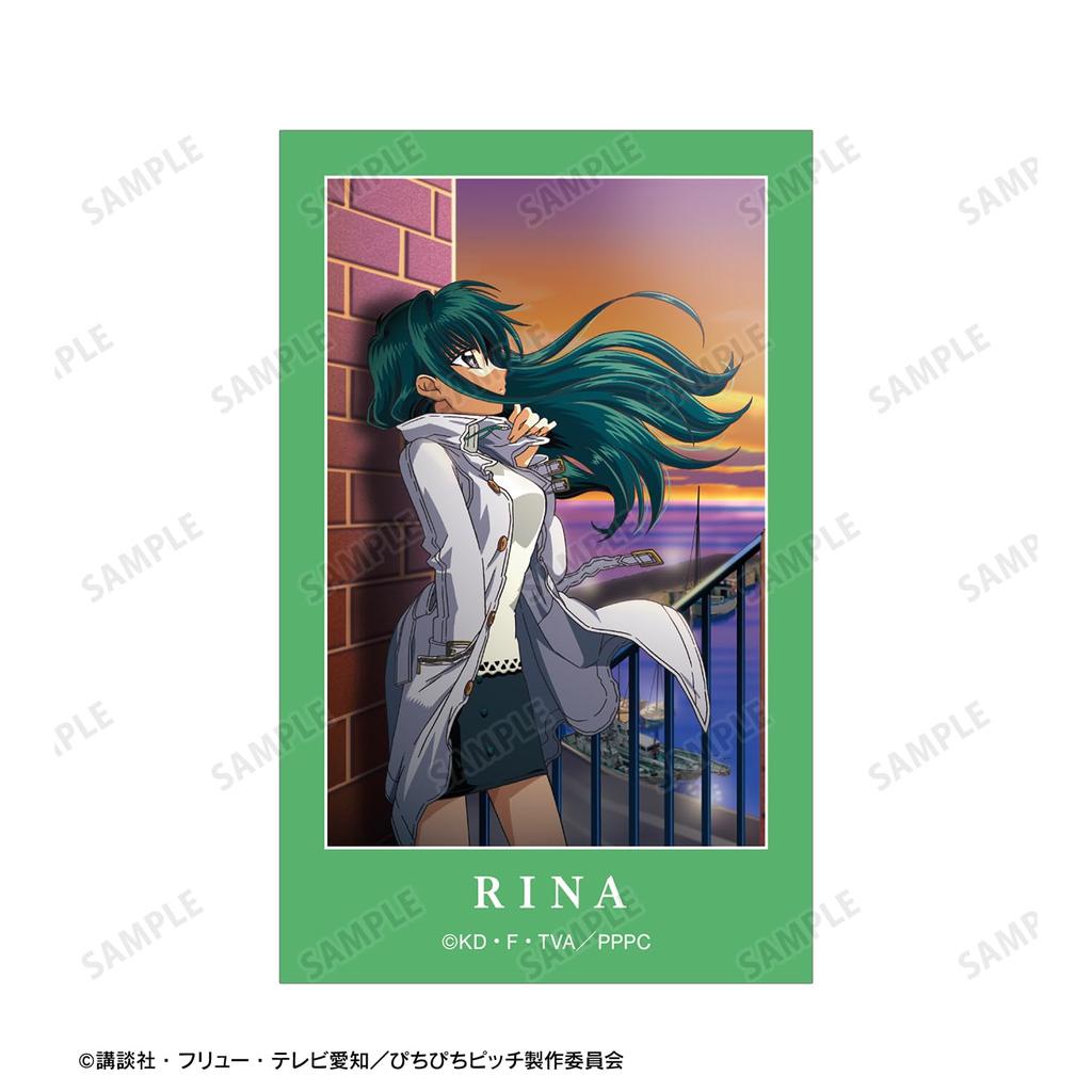 Set of 3 Lina Illustration Cards from the Anime Pichi "Michi Pitch"