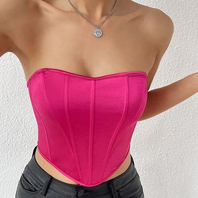 Camolă înfășurată în piept pentru femei, maiouri de vară, vestă slim fit, fără mâneci, cu decolteu în V, camisole pentru piept, topuri cu tuburi, bralette