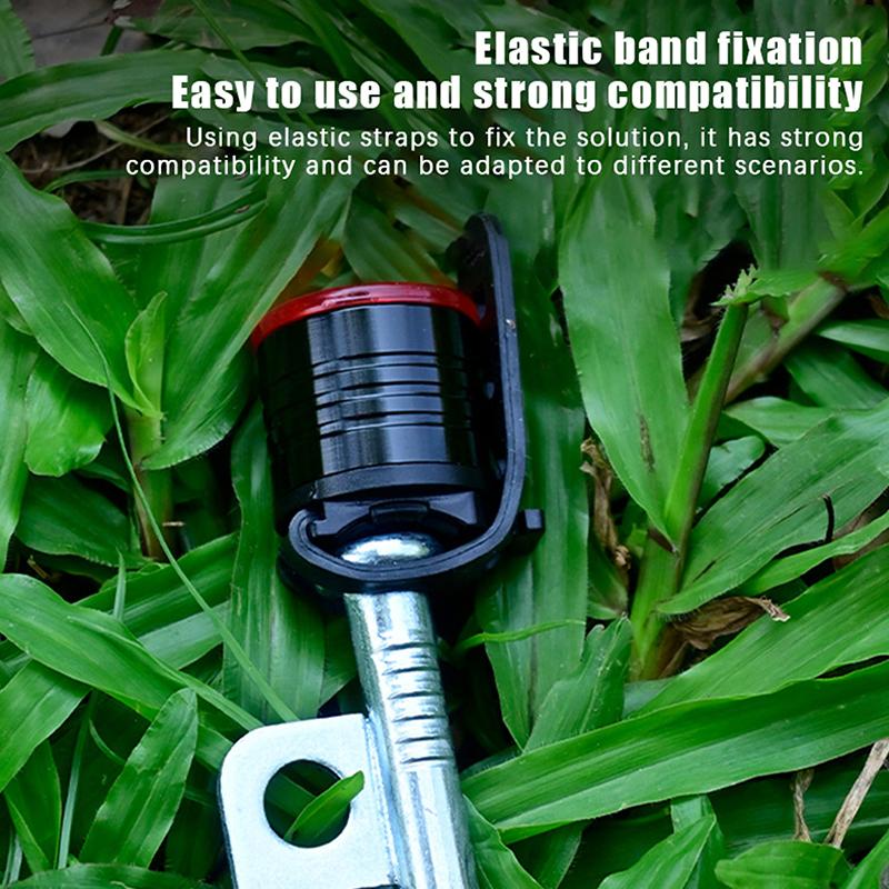 Led Bike Tail Light Night Riding Brake Sensing Road Bike Rear Light Helmet Light Waterproof Charging Flashlight Taillight
